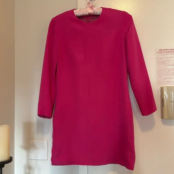 ❌SOLD❌Authentic Celine Hot Pink Shift Dress - Picture 5 of 11